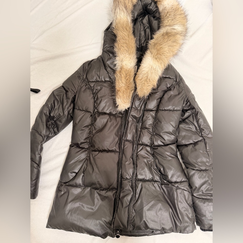 Laundry by Design Charcoal Puffer Jacket